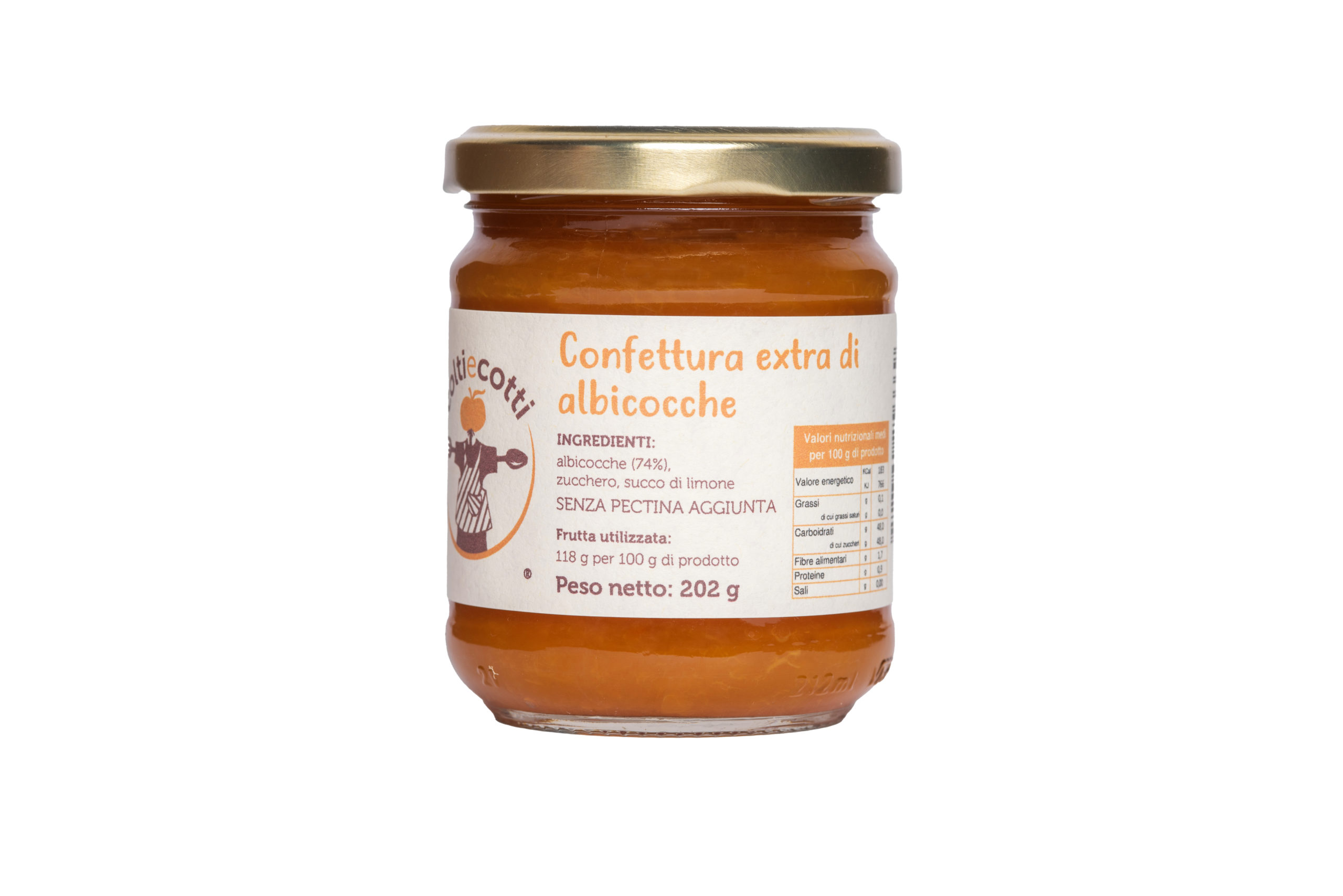 Confettura extra artigianale di albicocche Confettura extra artigianale di albicocche, formato 212ml