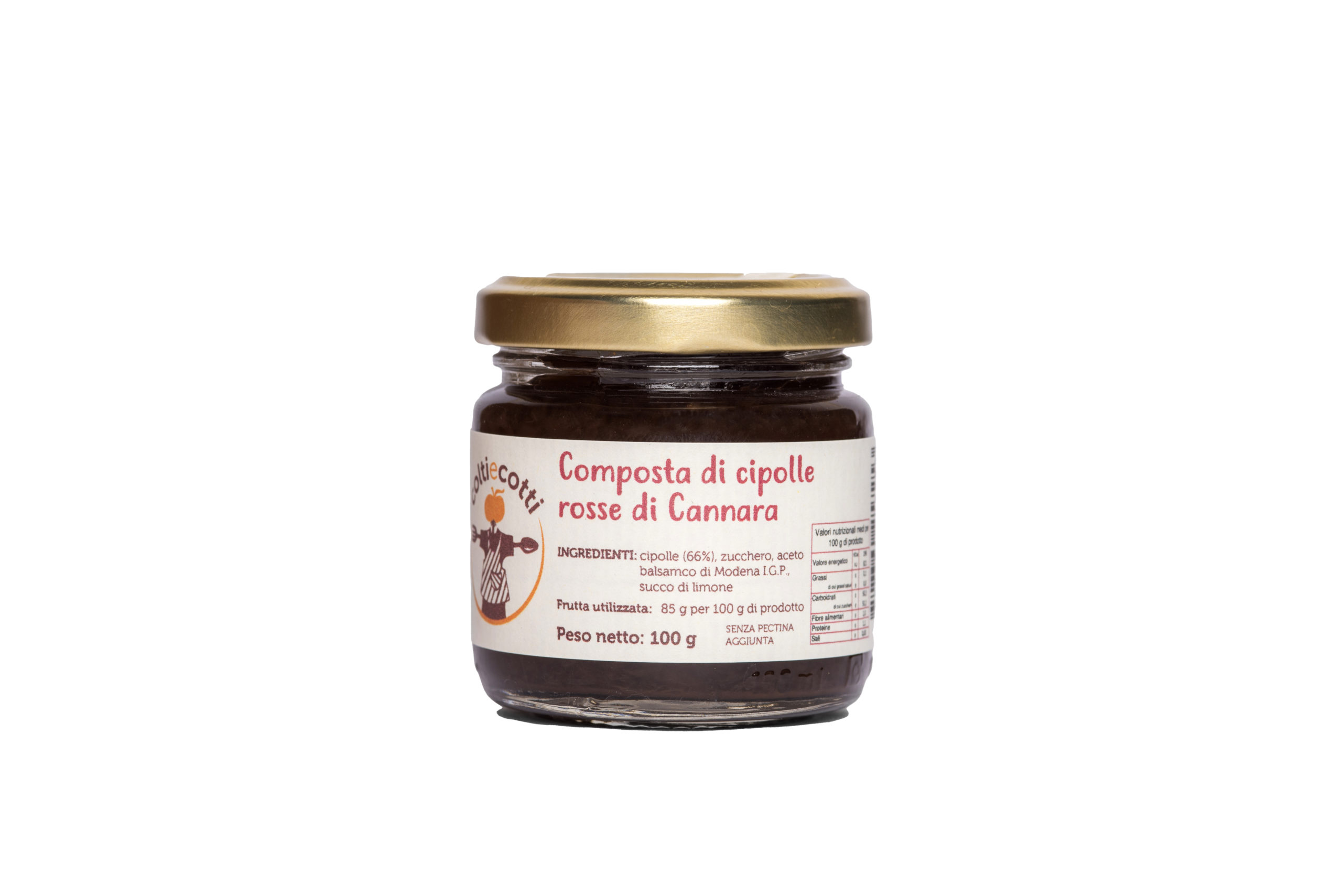 Composta artigianale di cipolla rossa di Cannara - formato 106ml Composta artigianale di cipolla rossa di Cannara - formato 106ml