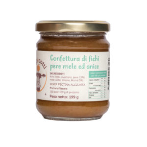 Confettura artigianale di fichi, pere, mele e anice