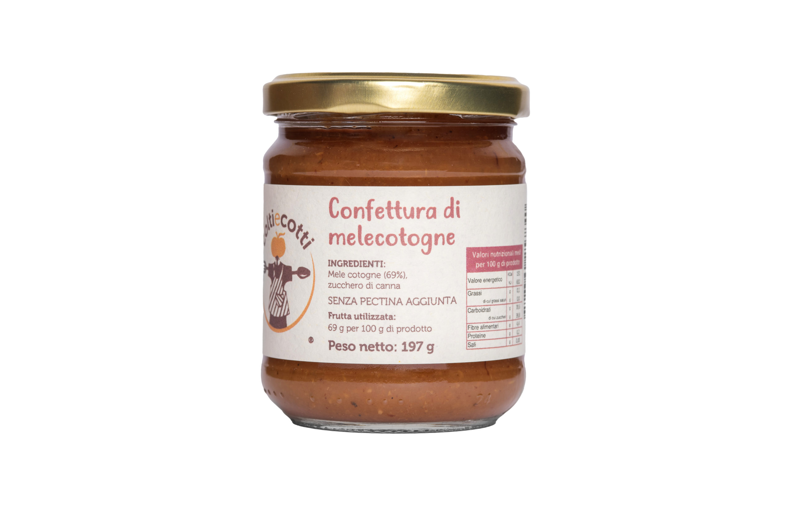 Confettura artigianale di mele cotogne - formato 212ml Confettura artigianale di mele cotogne - formato 212ml